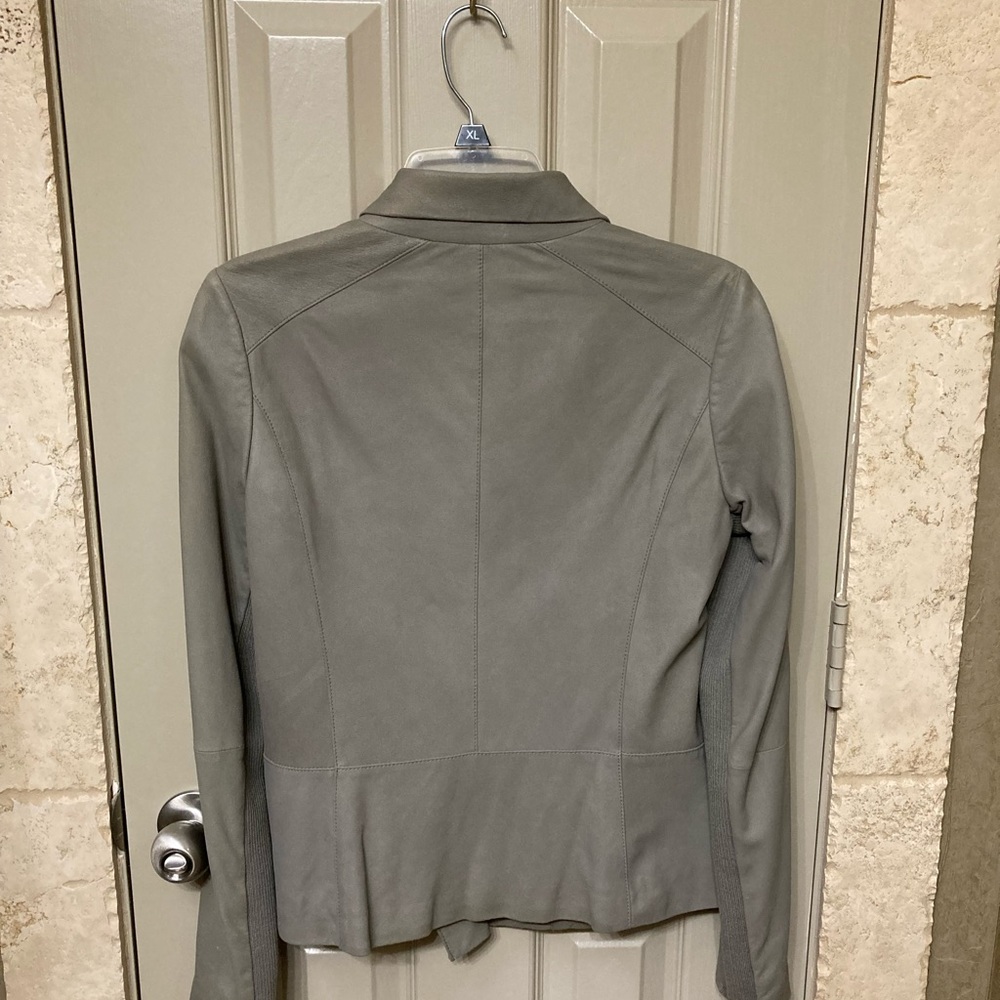 VINCE Women’s Scuba Leather Jacket-Small - Picture 2 of 9